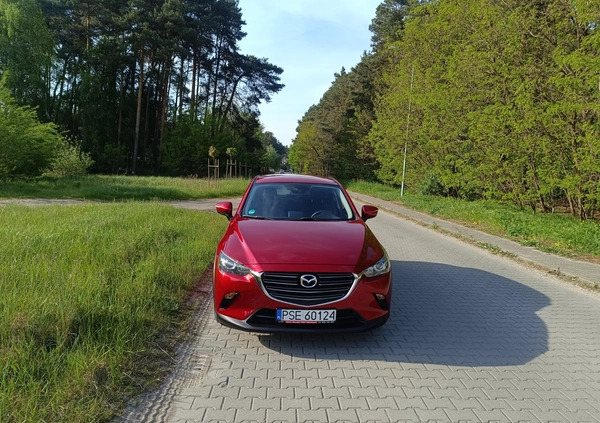 Mazda CX-3 cena 72500 przebieg: 66000, rok produkcji 2018 z Śrem małe 137